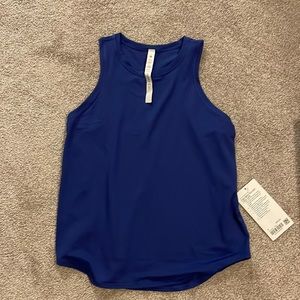 Lululemon high neck run and train tank
